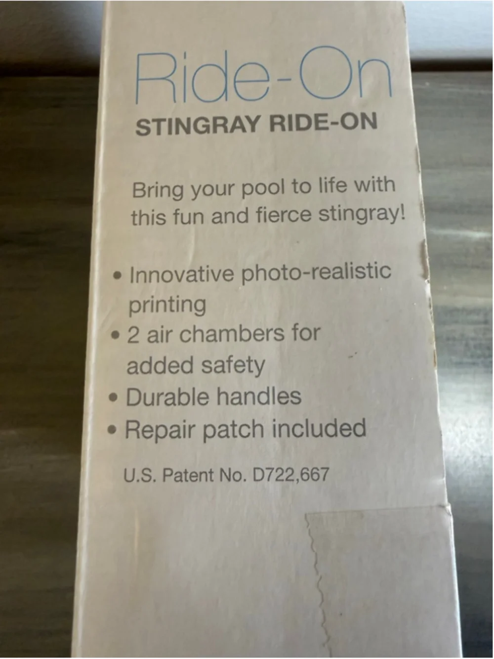 Intex Stingray Ride-On, 74\ X 57\